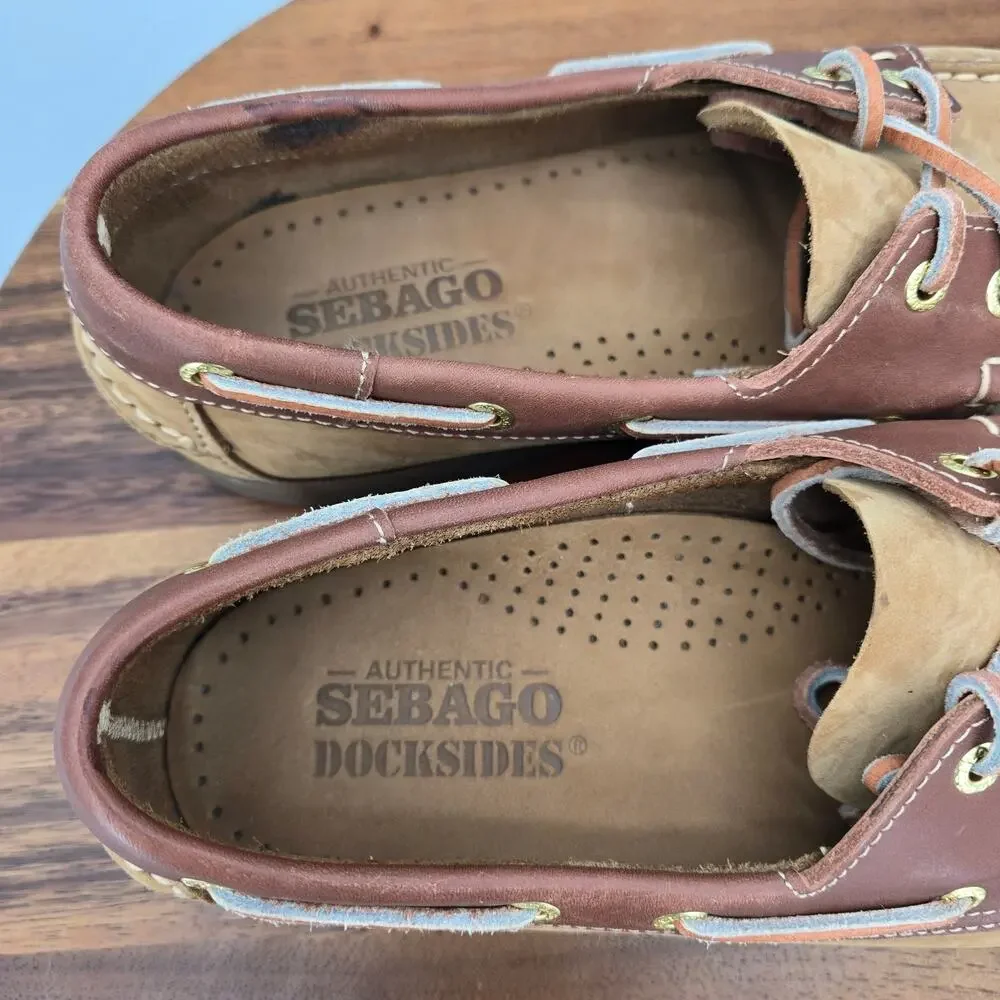 Sebago docksides boat